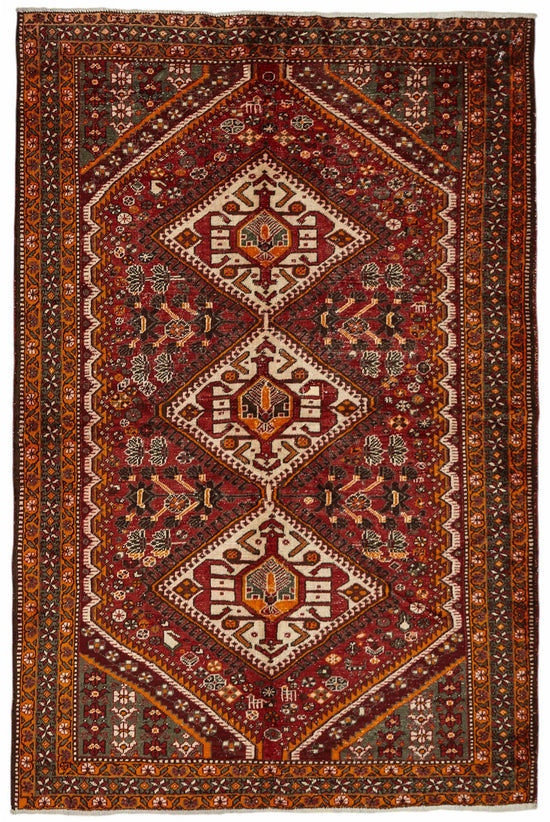 7x10 Hand-Knotted Wool Oushak Rug - 49109