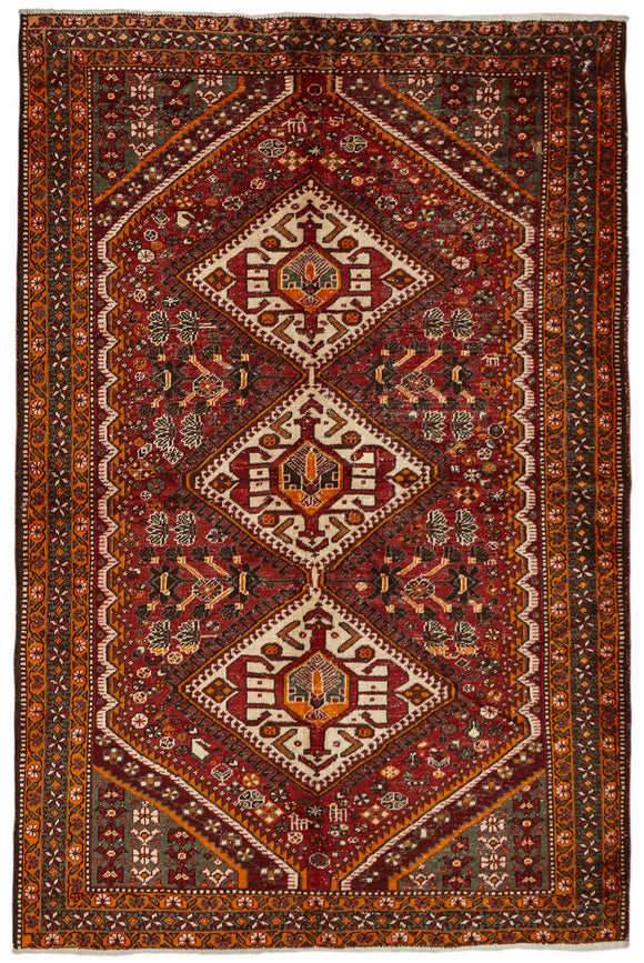 7x10 Hand-Knotted Wool Oushak Rug - 49109