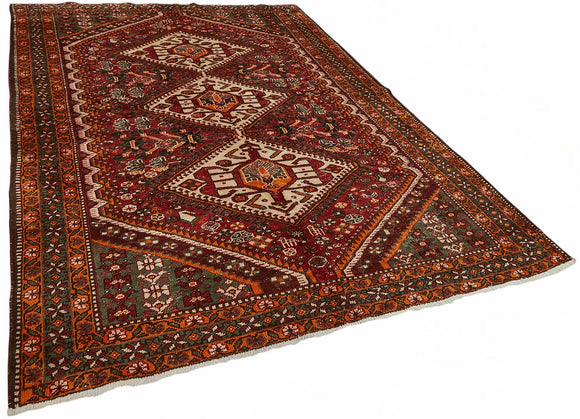 7x10 Hand-Knotted Wool Oushak Rug - 49109