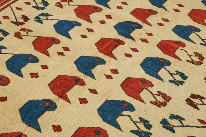 7x9 Hand-Knotted Wool Oushak Rug - 49110