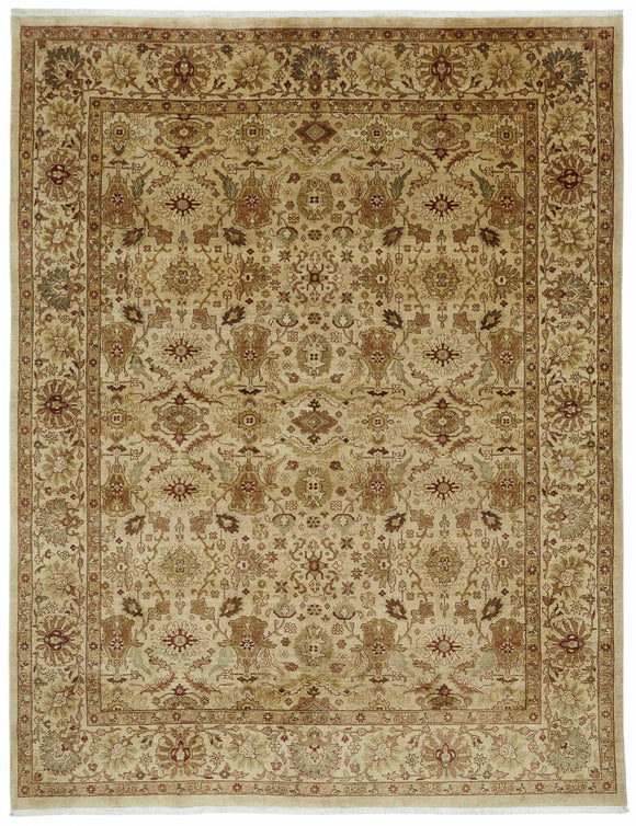 8x10 Hand-Knotted Wool Oushak Rug - 49114