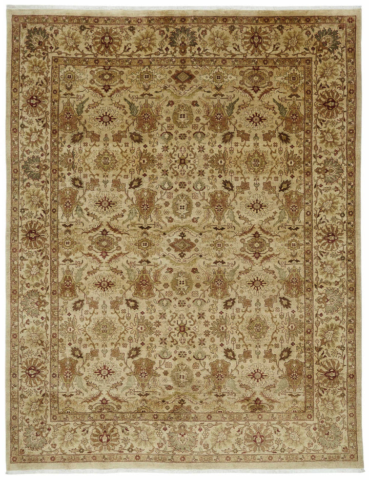 8x10 Hand-Knotted Wool Oushak Rug - 49114