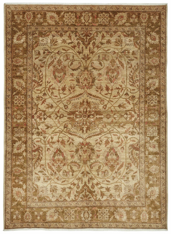 6x8 Hand-Knotted Wool Oushak Rug - 49115