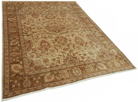 6x8 Hand-Knotted Wool Oushak Rug - 49115