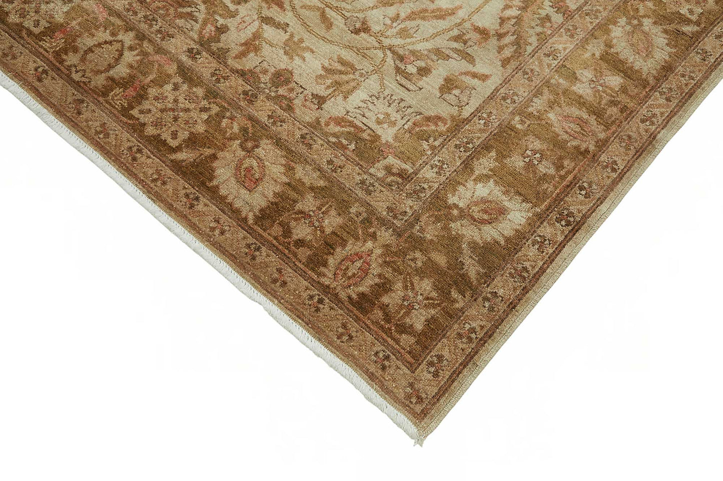 6x8 Hand-Knotted Wool Oushak Rug - 49115