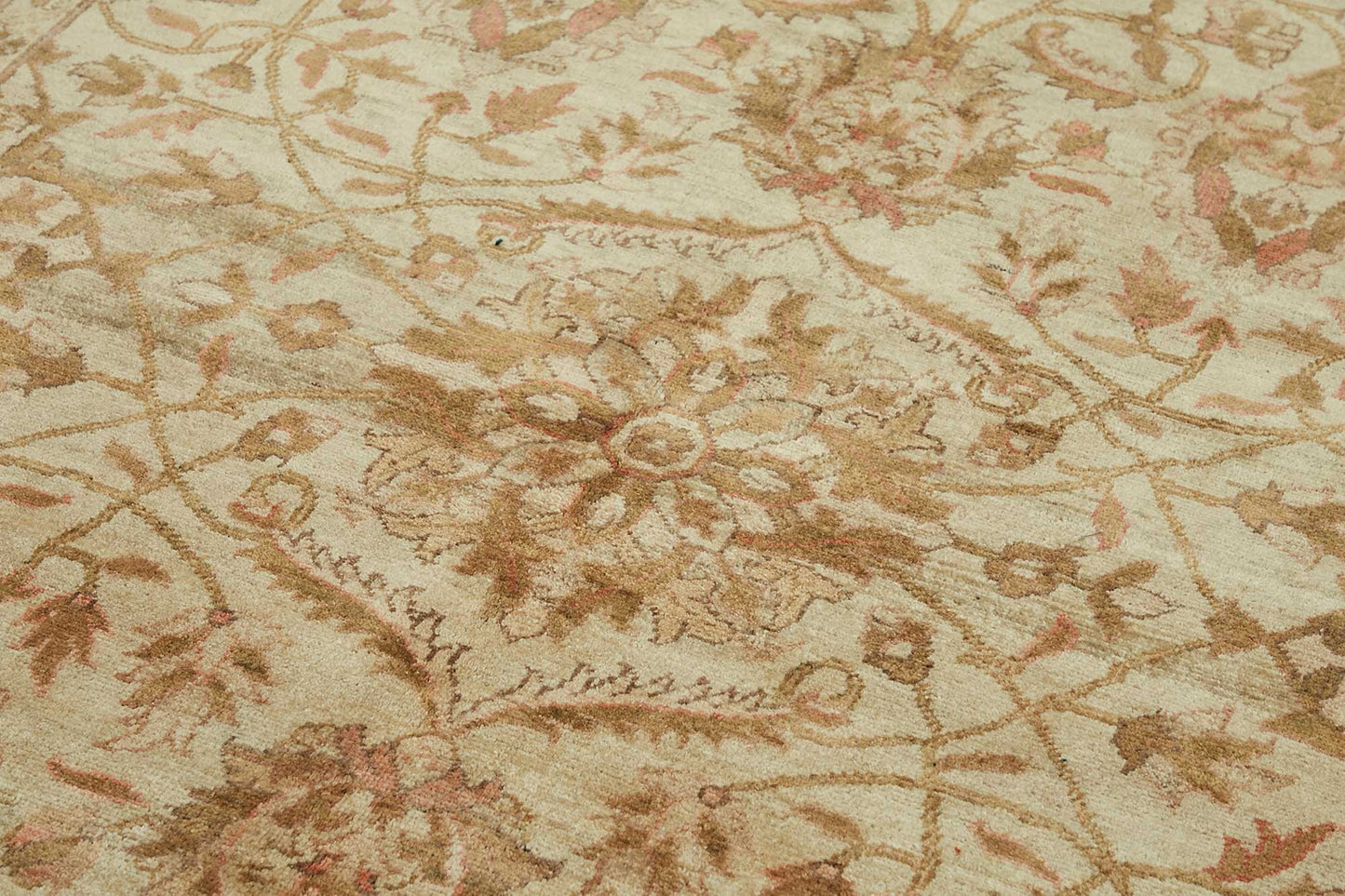 6x8 Hand-Knotted Wool Oushak Rug - 49115