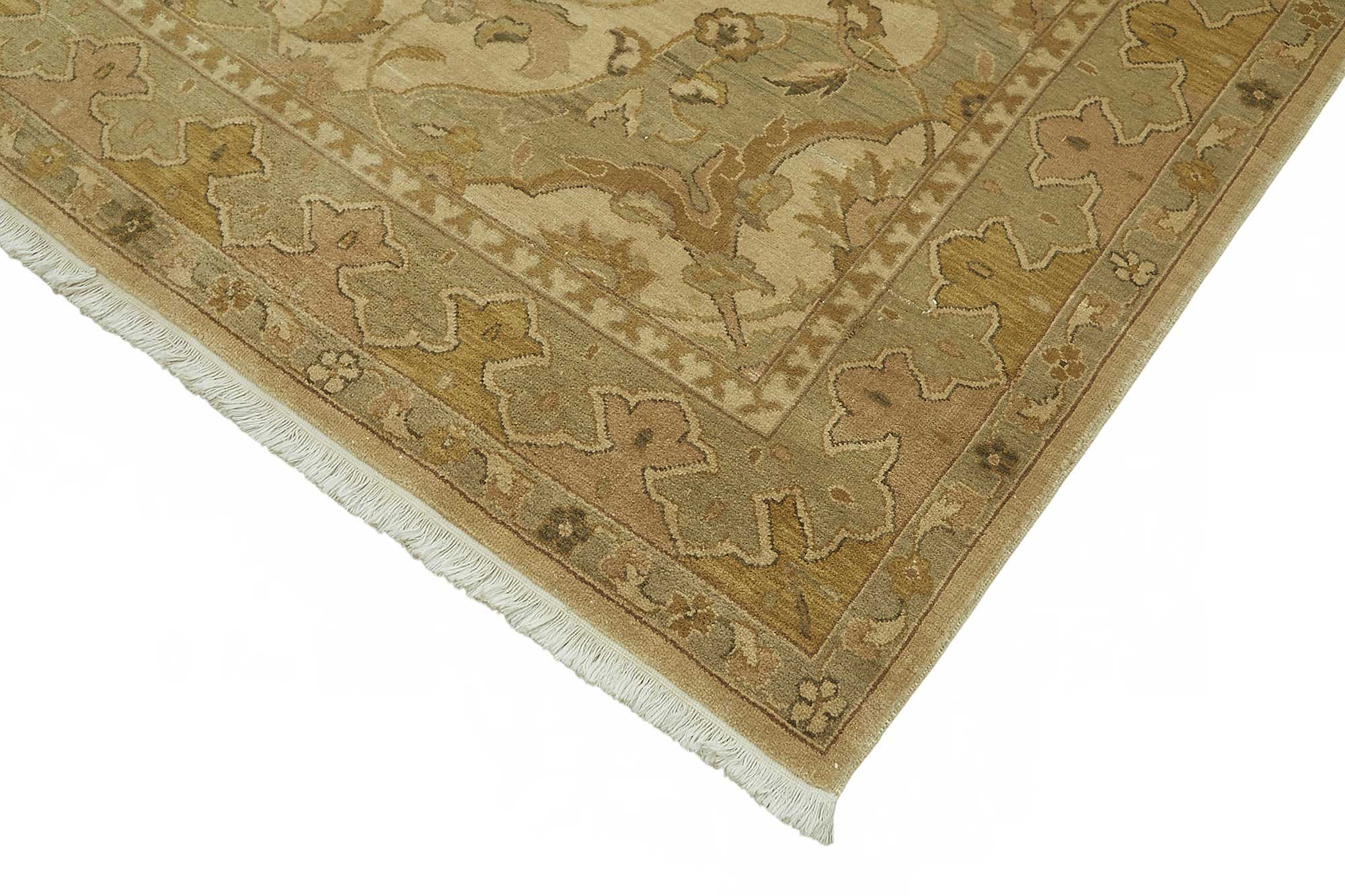 6x9 Hand-Knotted Wool Oushak Rug - 49116