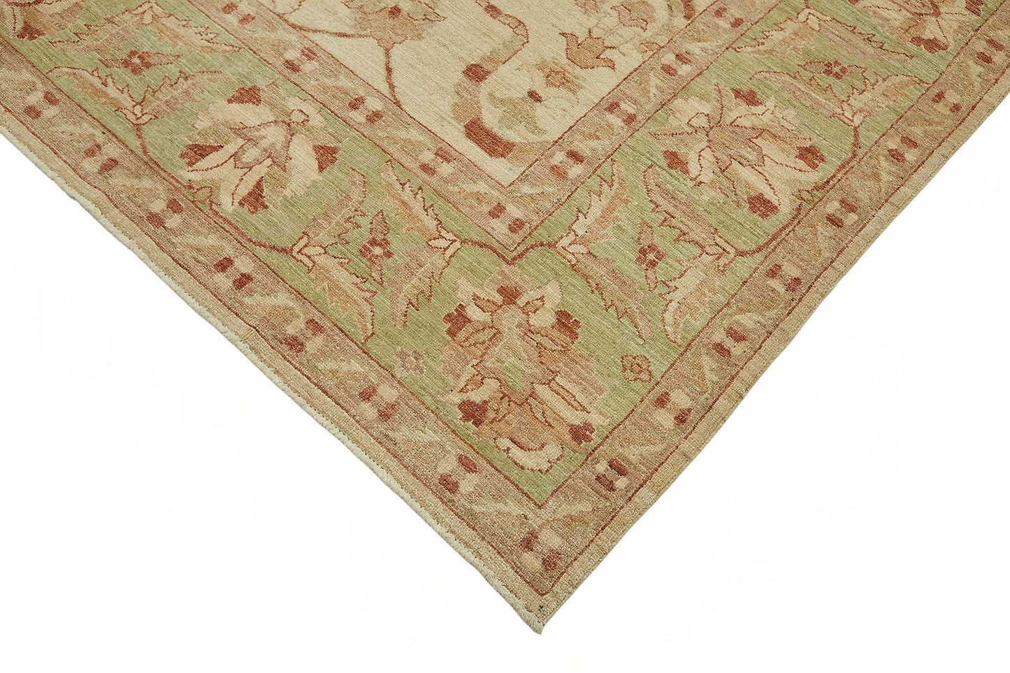 8x10 Hand-Knotted Wool Oushak Rug - 49117