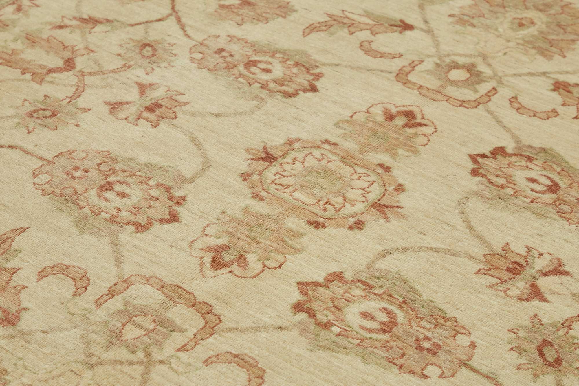 8x10 Hand-Knotted Wool Oushak Rug - 49117