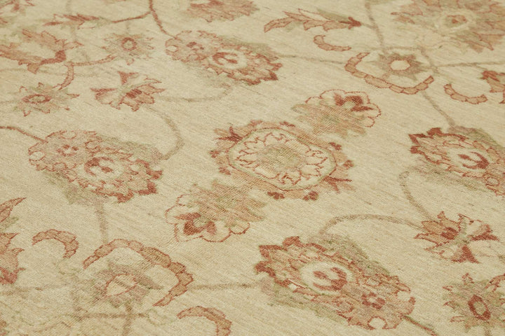 8x10 Hand-Knotted Wool Oushak Rug - 49117