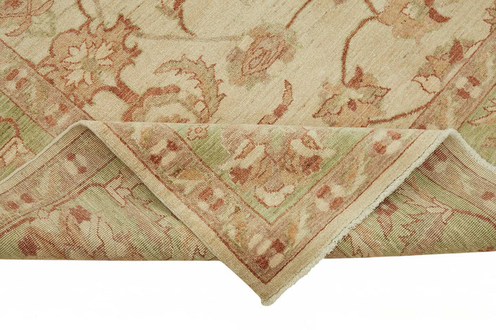 8x10 Hand-Knotted Wool Oushak Rug - 49117