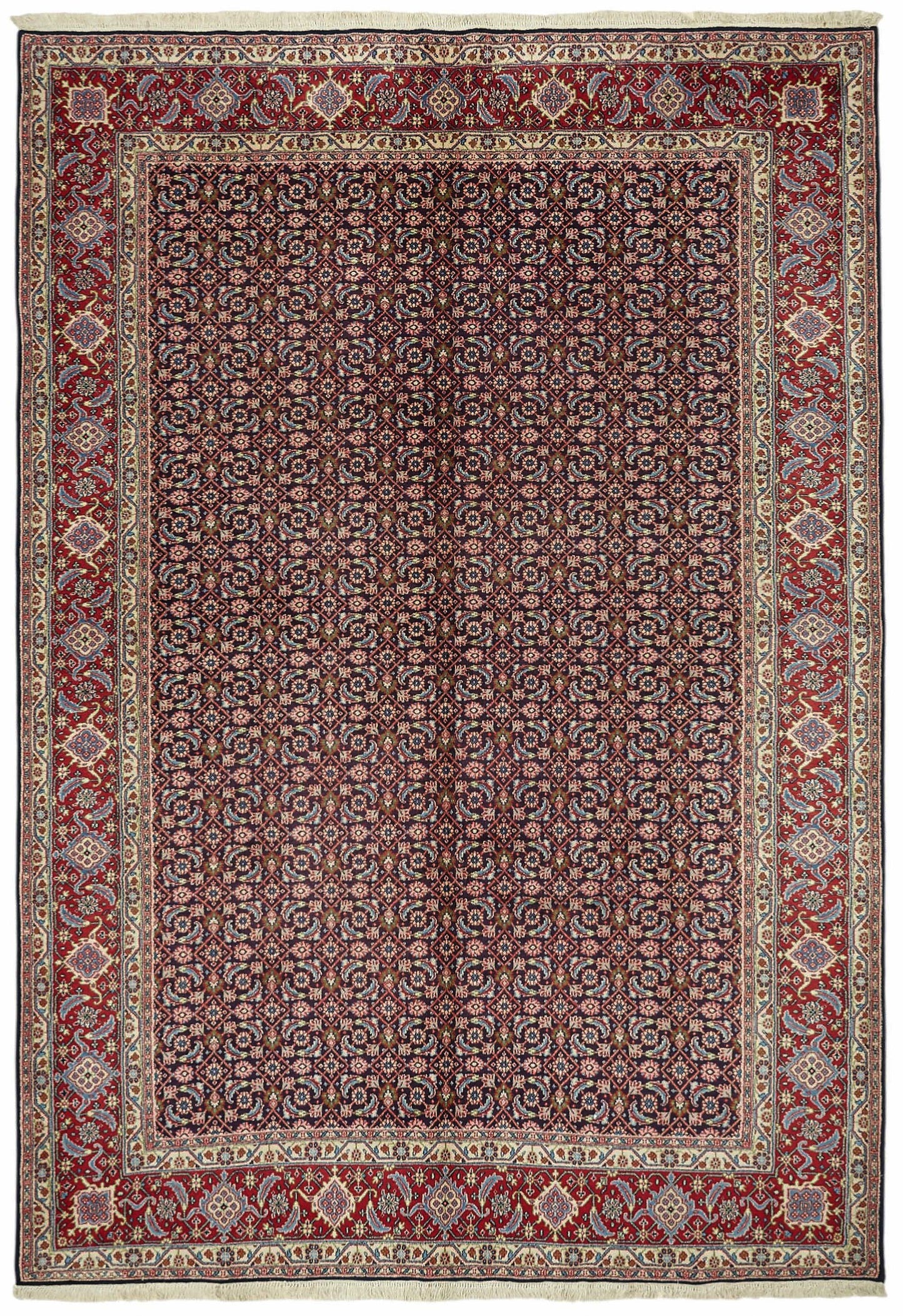 7x10 Hand-Knotted Wool Oushak Rug - 49118