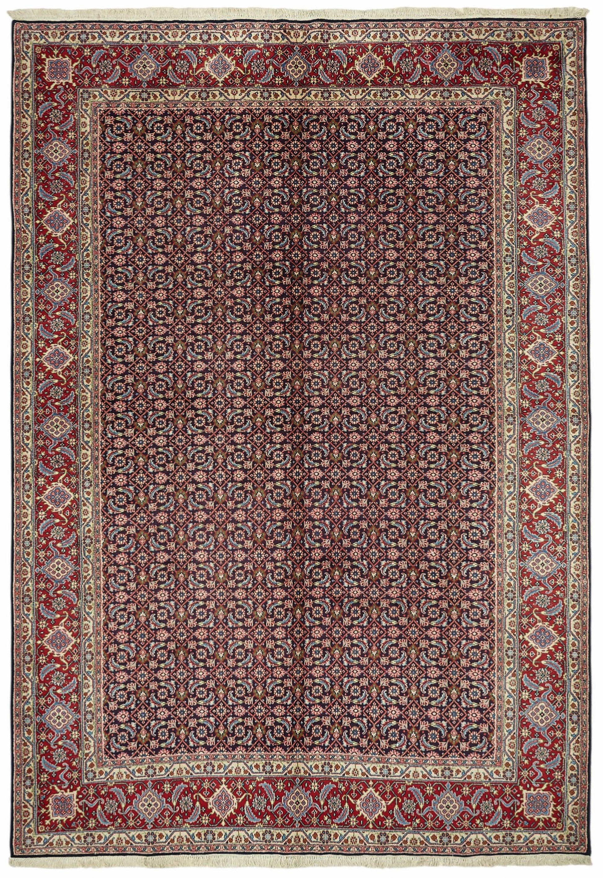 7x10 Hand-Knotted Wool Oushak Rug - 49118