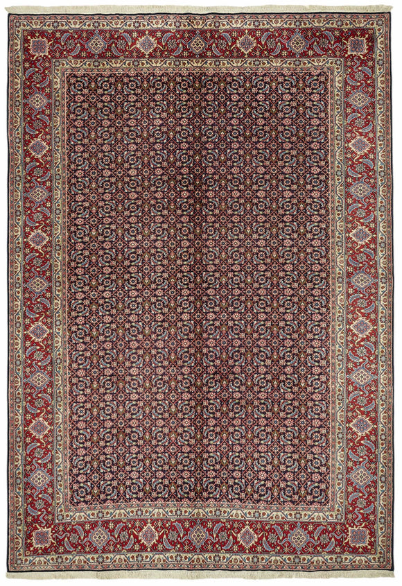 7x10 Hand-Knotted Wool Oushak Rug - 49118