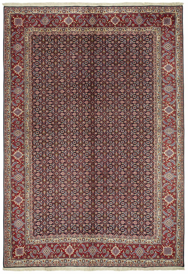 7x10 Hand-Knotted Wool Oushak Rug - 49118