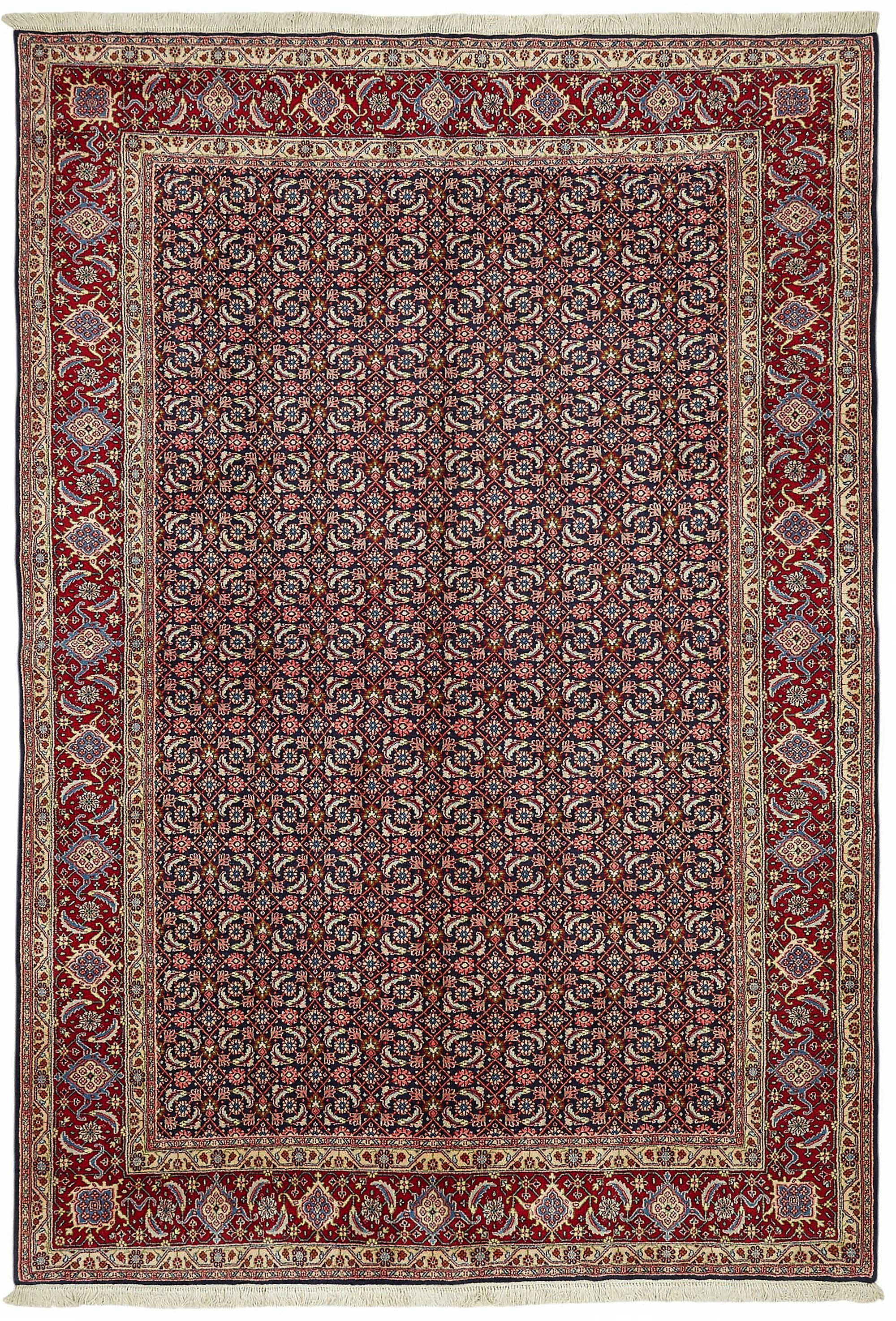 7x10 Hand-Knotted Wool Oushak Rug - 49119