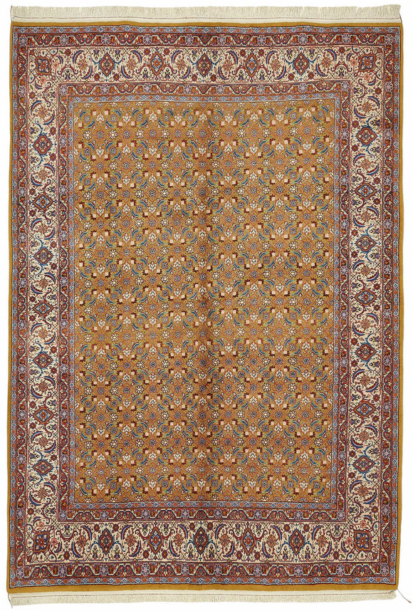 6x9 Hand-Knotted Wool Oushak Rug - 49120