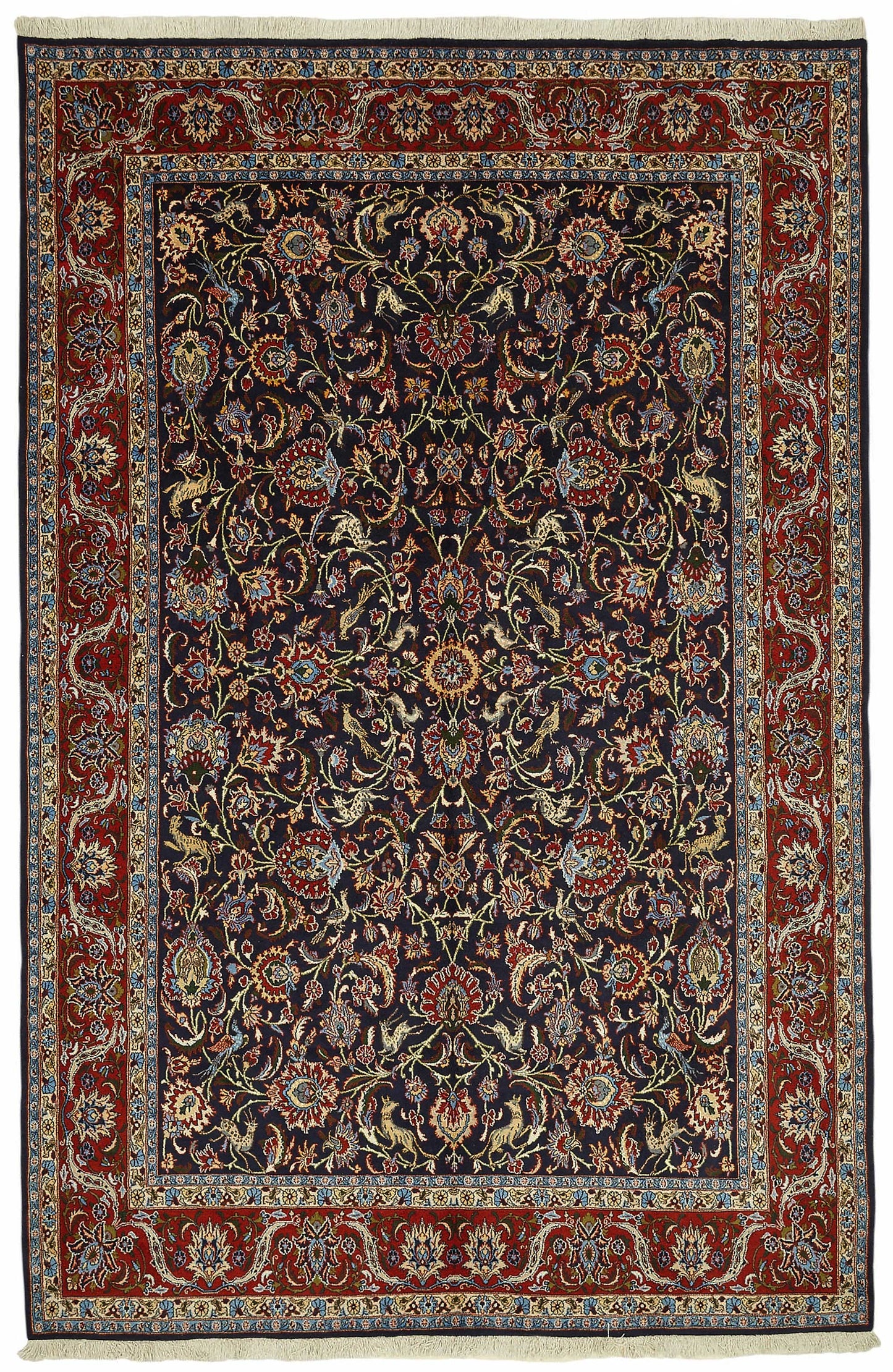 7x10 Hand-Knotted Wool Oushak Rug - 49121