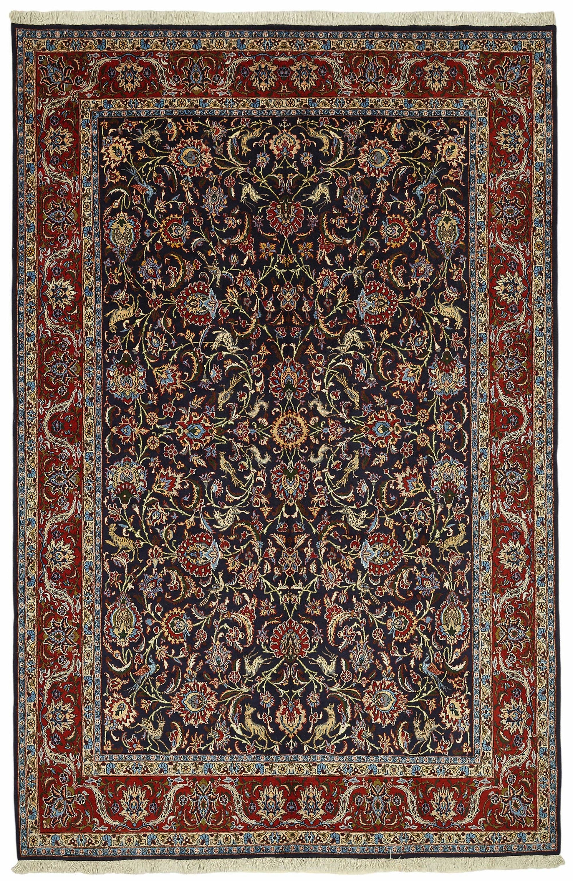 7x10 Hand-Knotted Wool Oushak Rug - 49121