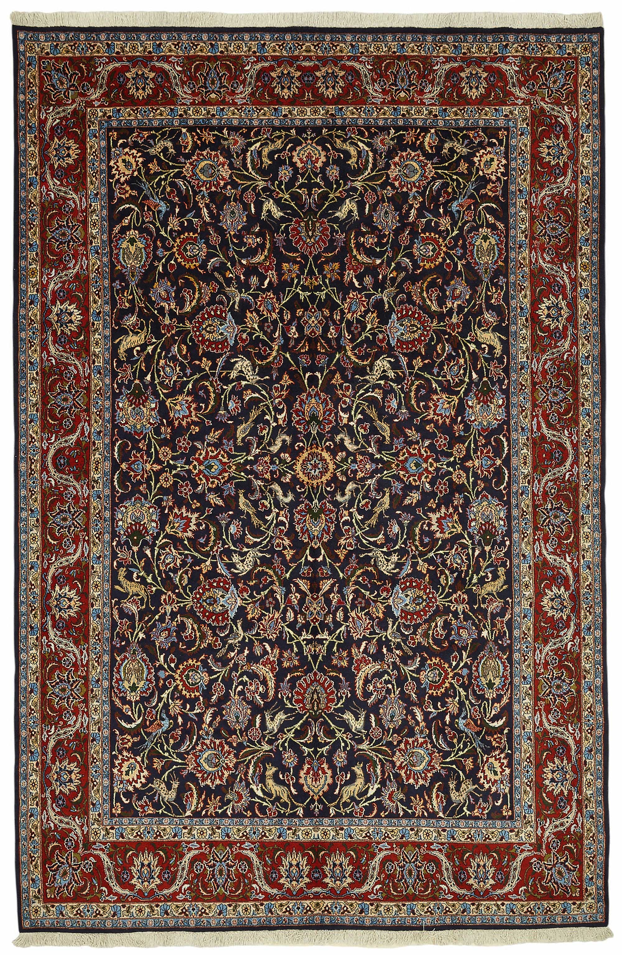 7x10 Hand-Knotted Wool Oushak Rug - 49121