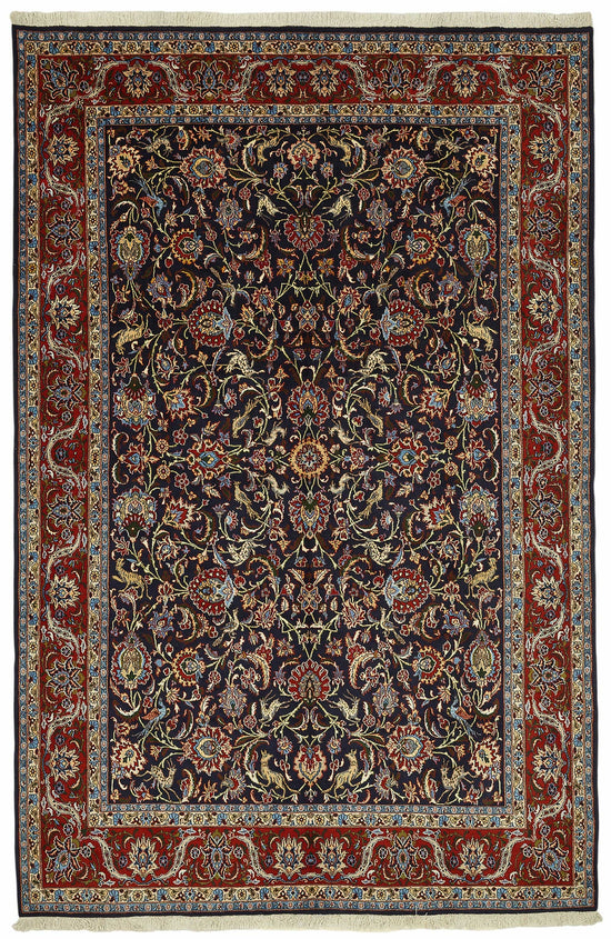 7x10 Hand-Knotted Wool Oushak Rug - 49121
