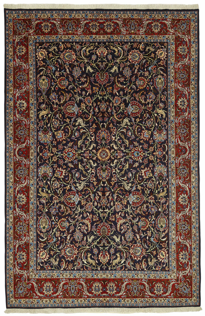 7x10 Hand-Knotted Wool Oushak Rug - 49121