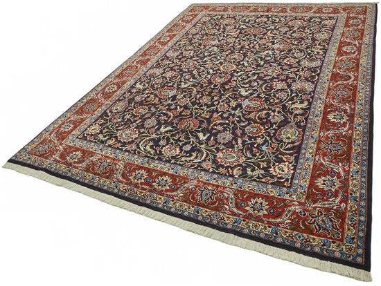 7x10 Hand-Knotted Wool Oushak Rug - 49121