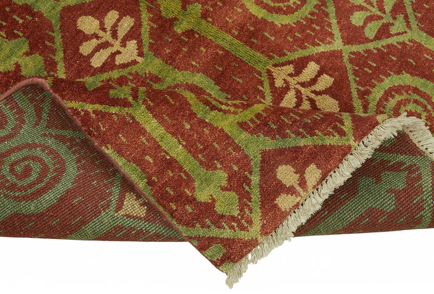 5x8 Hand-Knotted Wool Oushak Rug - 49124