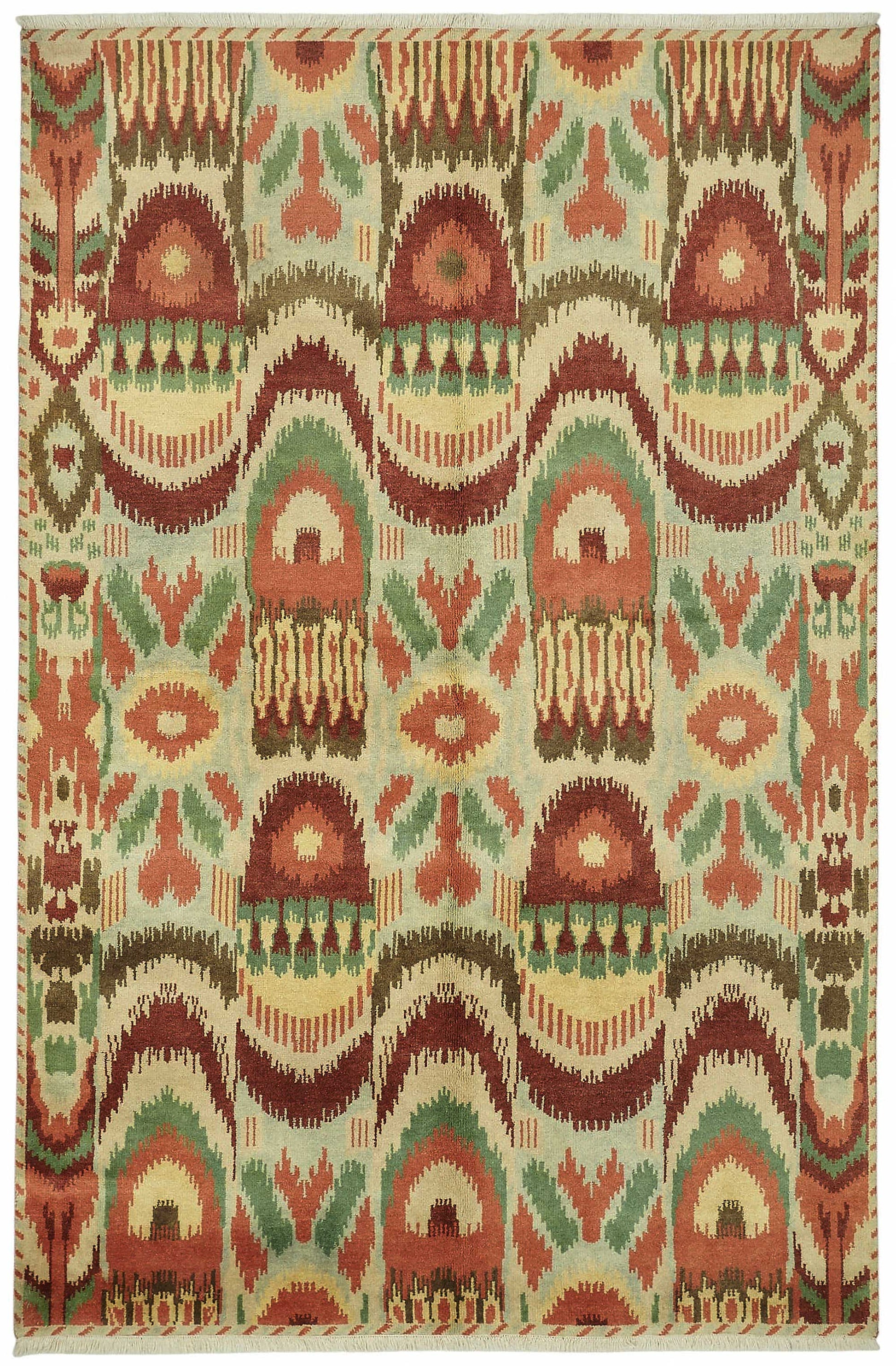 6x9 Multicolor Oushak Rug - 49125