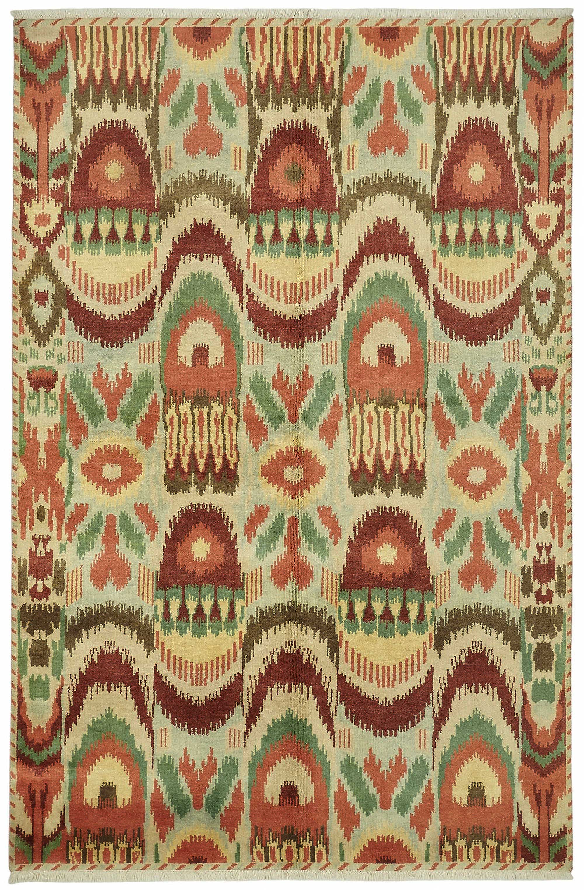 6x9 Multicolor Oushak Rug - 49125