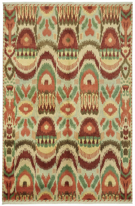 6x9 Multicolor Oushak Rug - 49125
