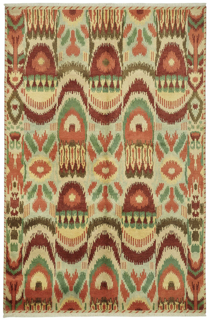 6x9 Multicolor Oushak Rug - 49125