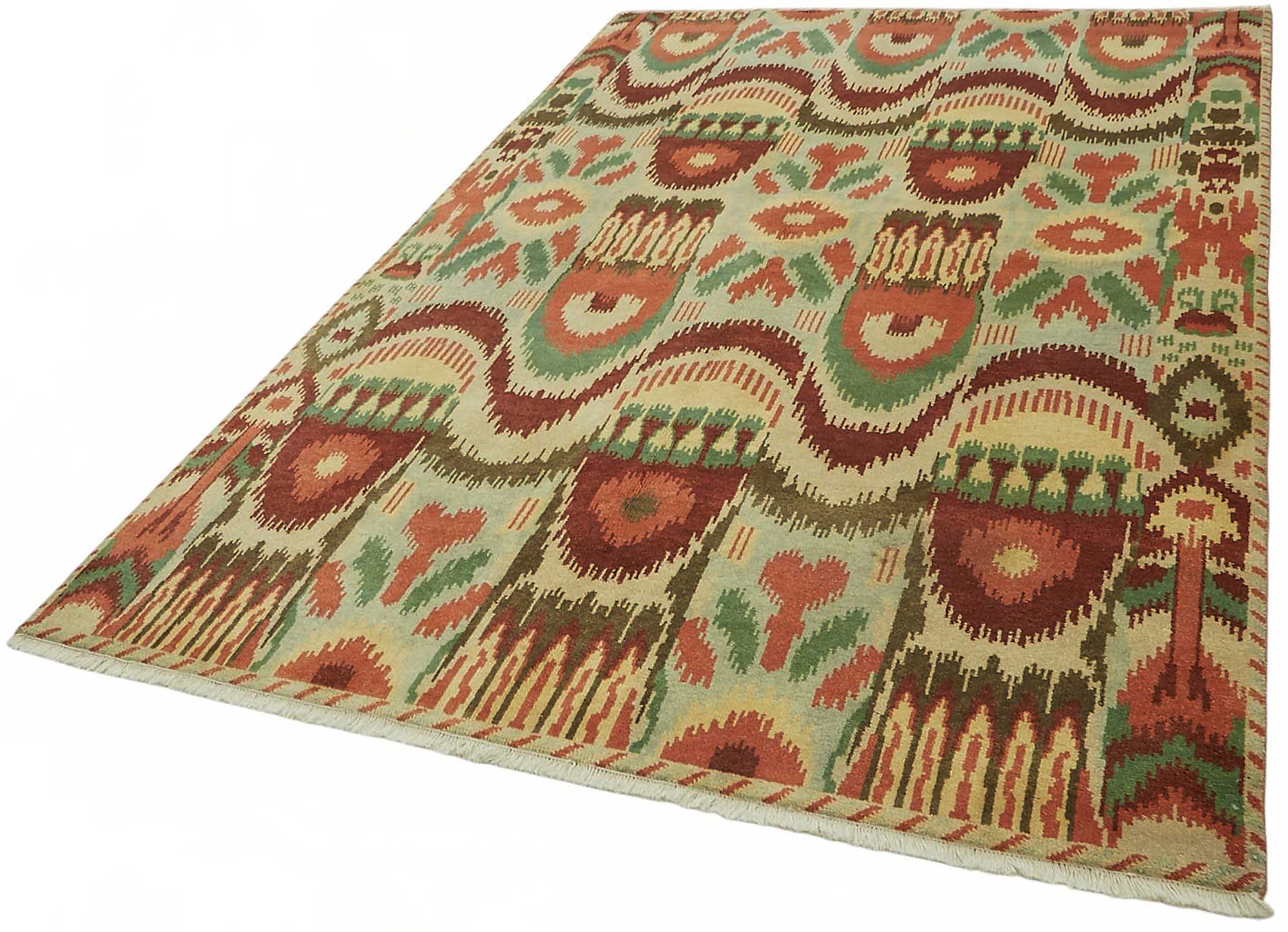6x9 Multicolor Oushak Rug - 49125
