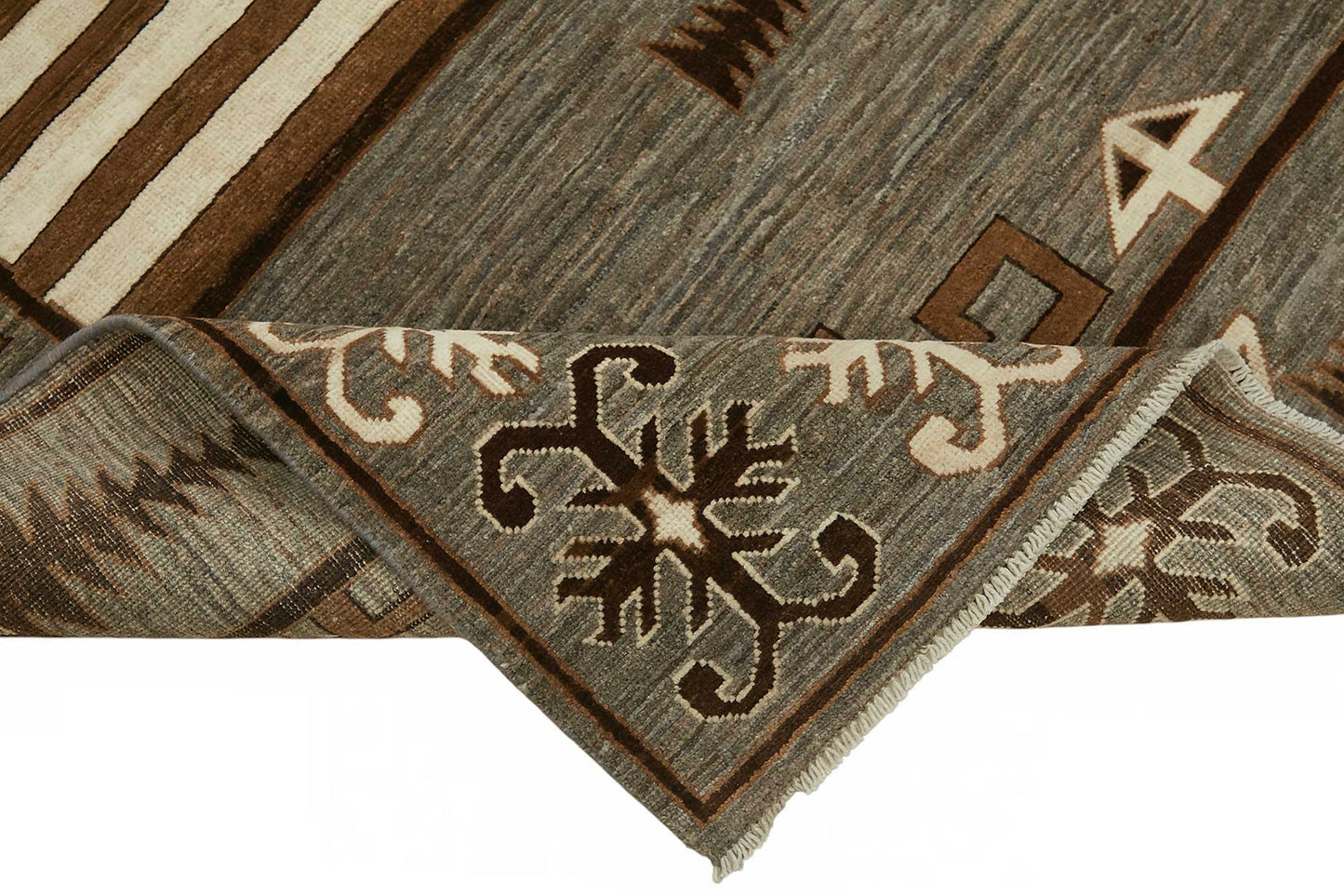 6x10 Hand-Knotted Wool Oushak Rug - 49126