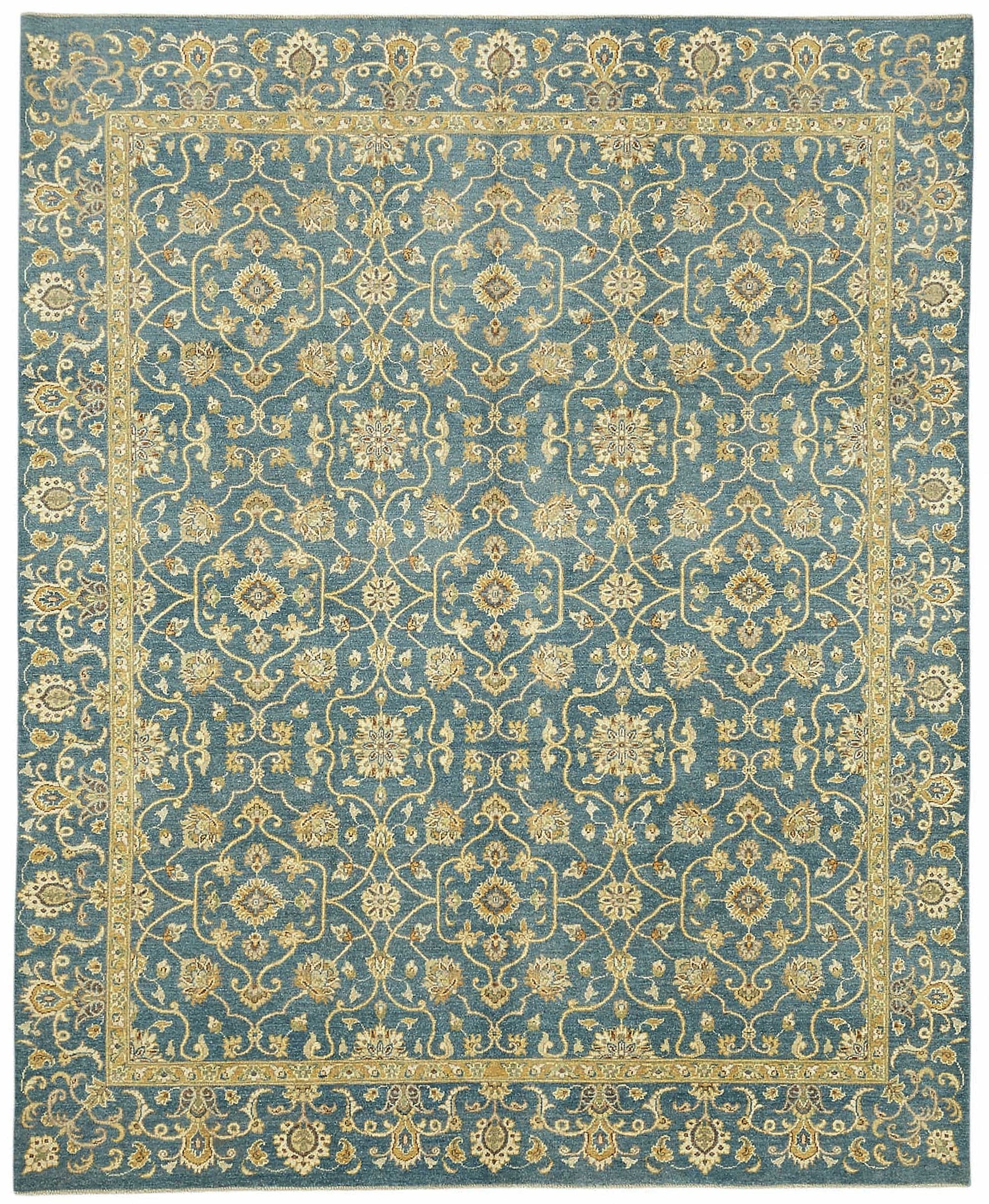 8x10 Hand-Knotted Wool Oushak Rug - 49127