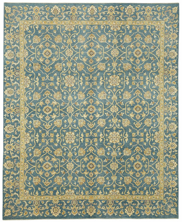 8x10 Hand-Knotted Wool Oushak Rug - 49127