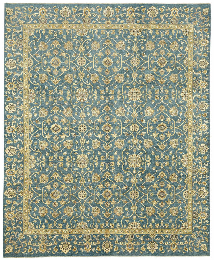 8x10 Hand-Knotted Wool Oushak Rug - 49127