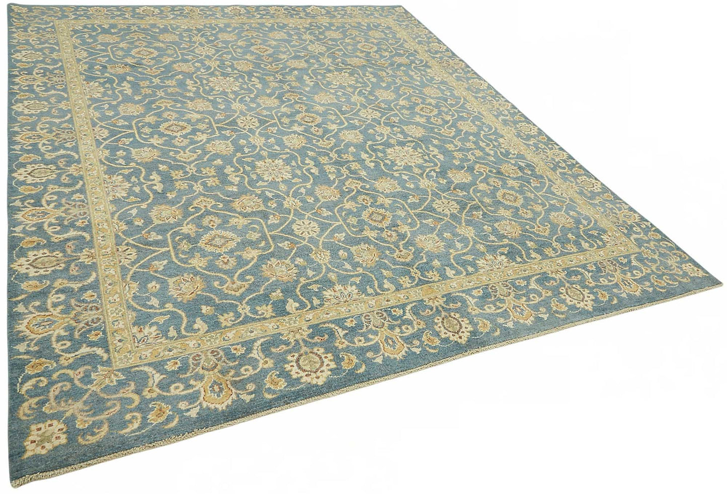 8x10 Hand-Knotted Wool Oushak Rug - 49127