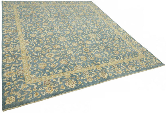 8x10 Hand-Knotted Wool Oushak Rug - 49127