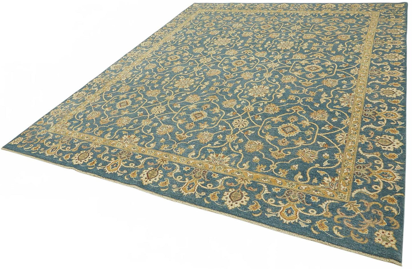 8x10 Hand-Knotted Wool Oushak Rug - 49127