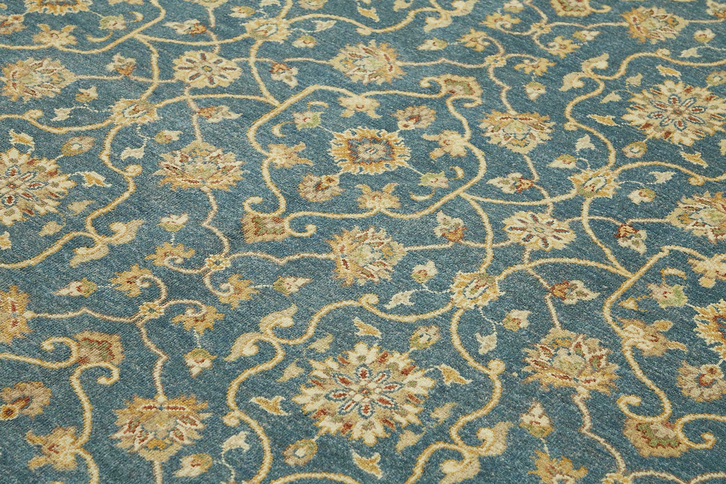 8x10 Hand-Knotted Wool Oushak Rug - 49127