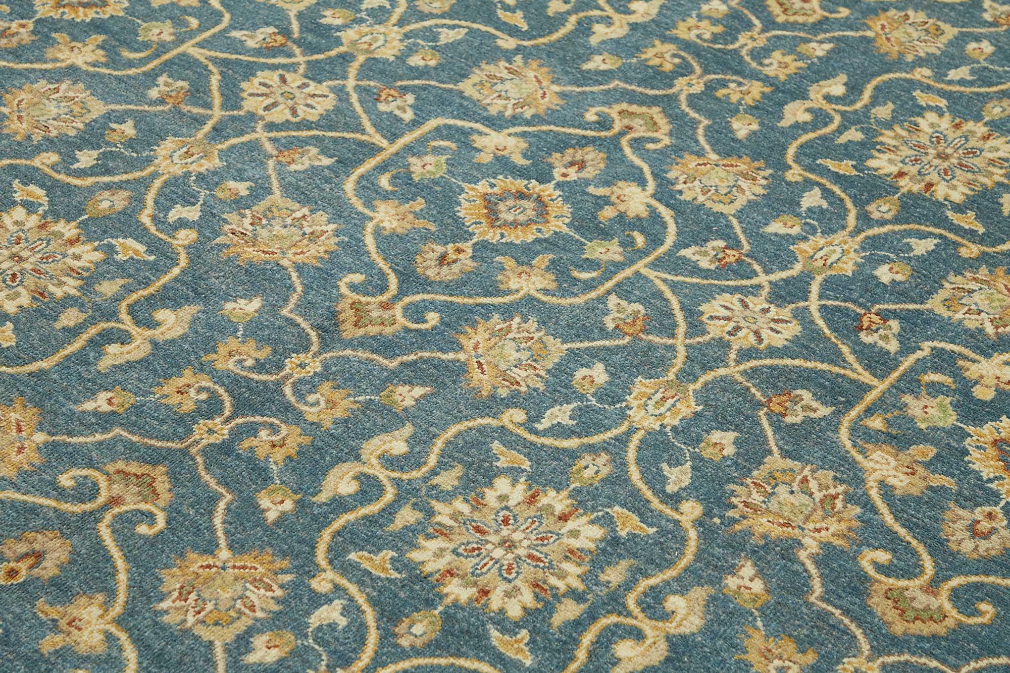 8x10 Hand-Knotted Wool Oushak Rug - 49127