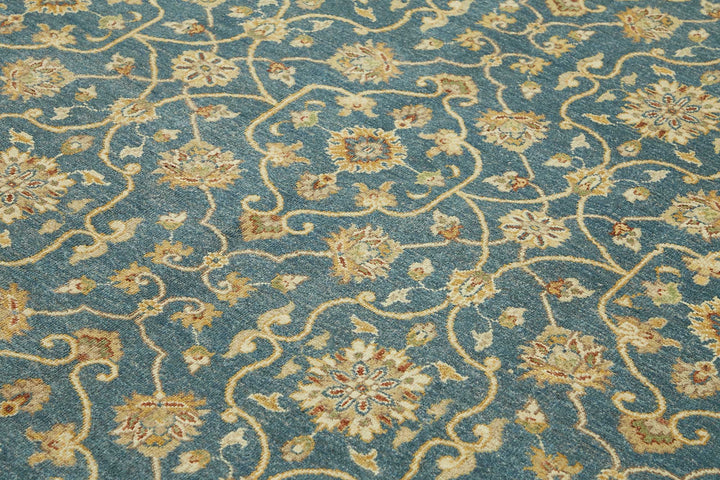 8x10 Hand-Knotted Wool Oushak Rug - 49127