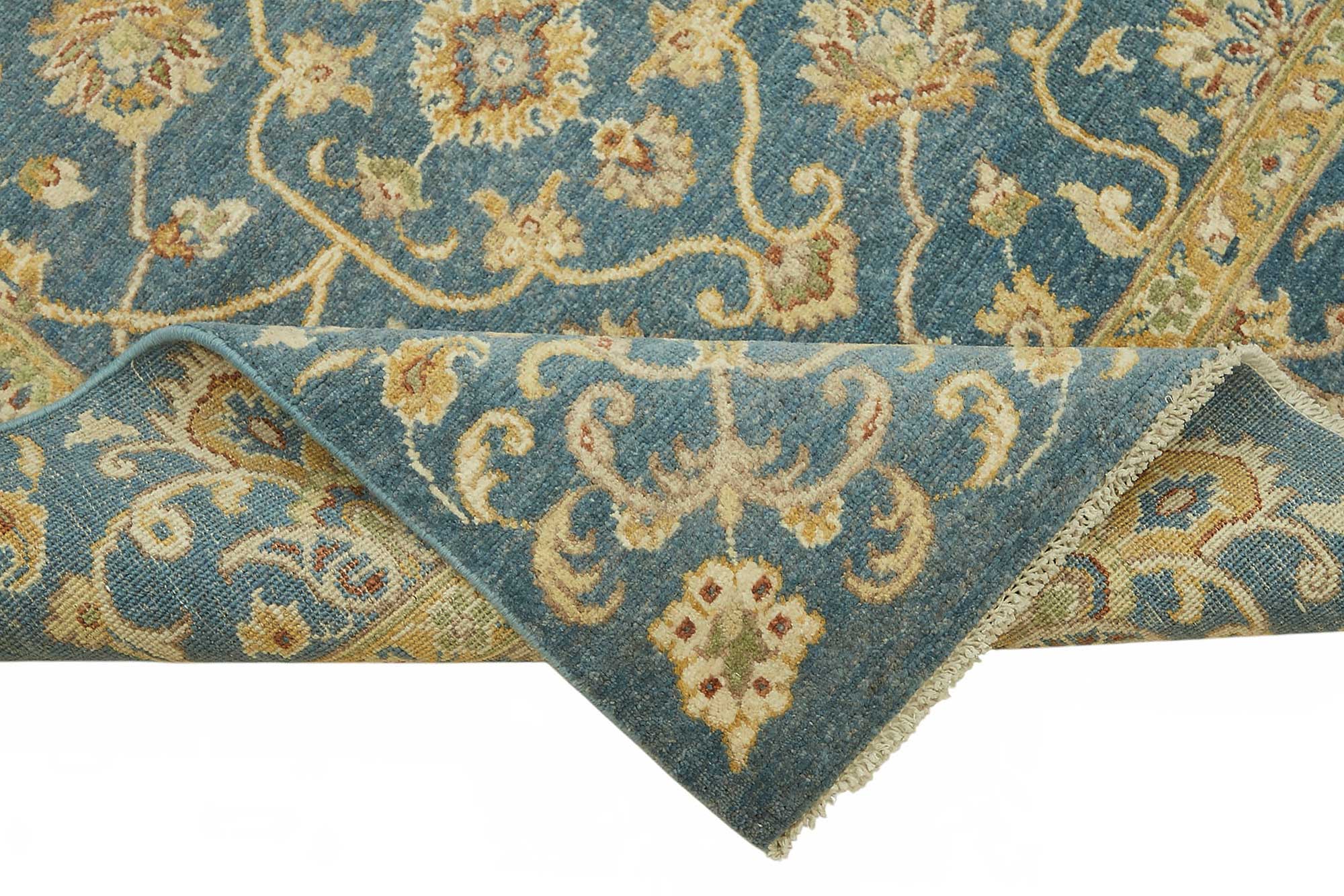 8x10 Hand-Knotted Wool Oushak Rug - 49127