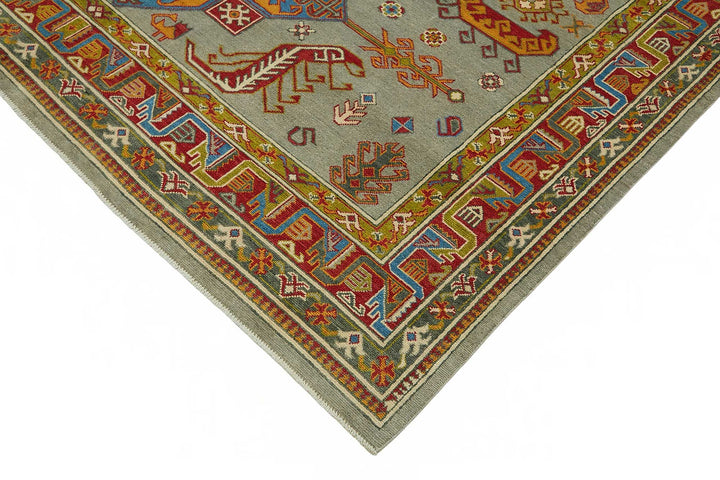 8x10 Hand-Knotted Wool Oushak Rug - 49128