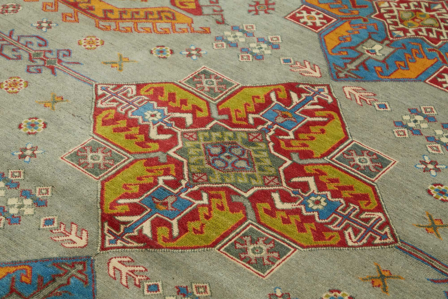 8x10 Hand-Knotted Wool Oushak Rug - 49128