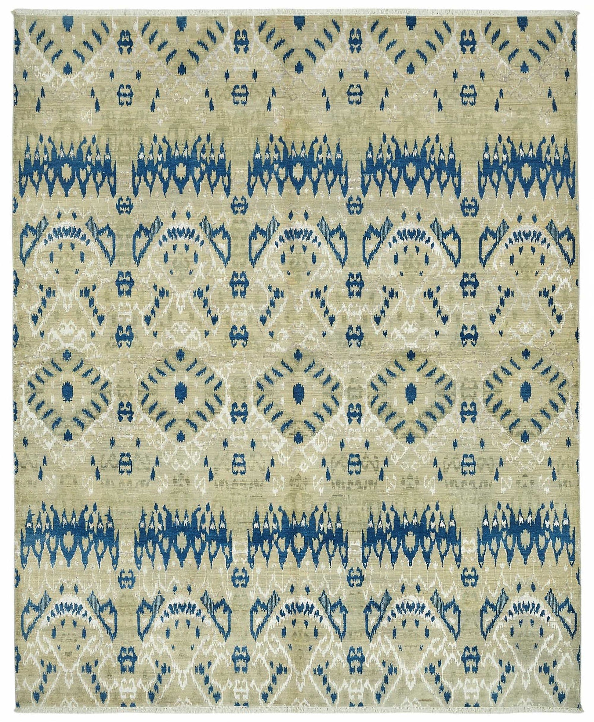 8x10 Hand-Knotted Wool Oushak Rug - 49129