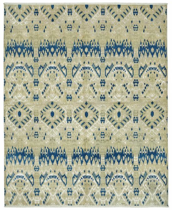 8x10 Hand-Knotted Wool Oushak Rug - 49129