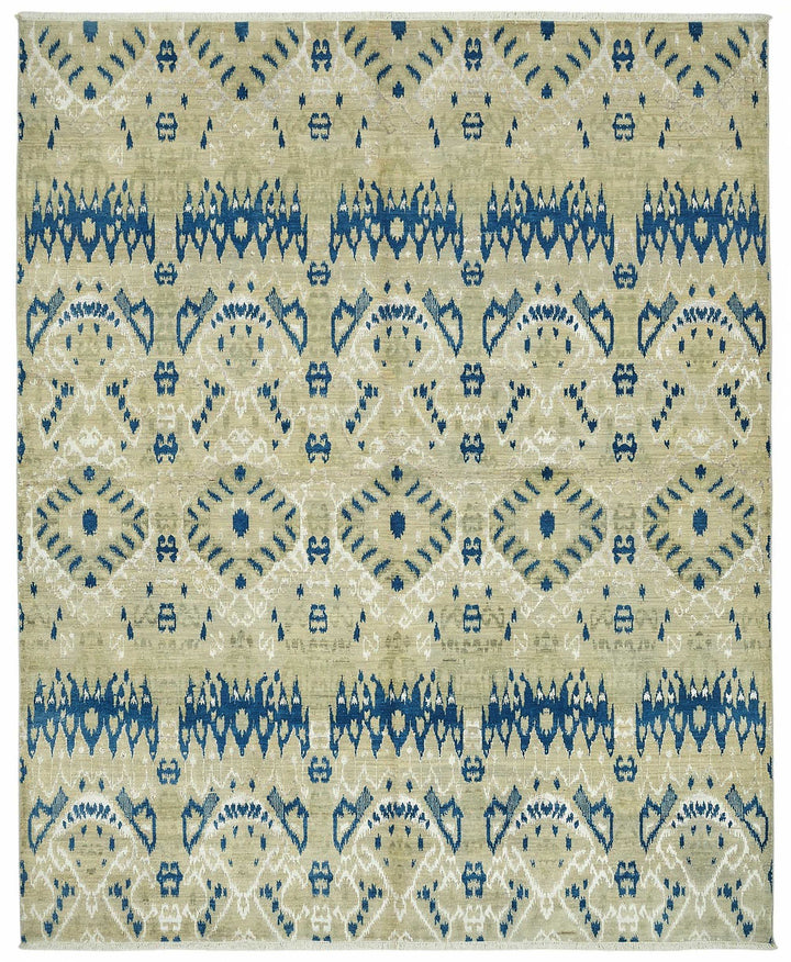 8x10 Hand-Knotted Wool Oushak Rug - 49129