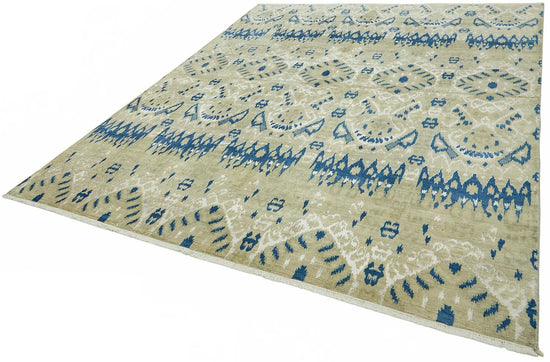 8x10 Hand-Knotted Wool Oushak Rug - 49129